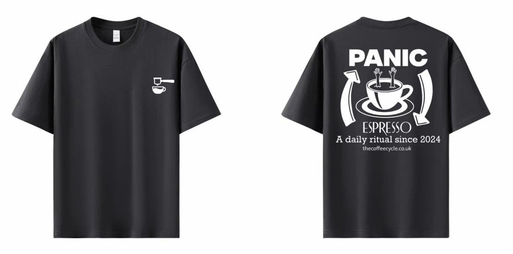 Panic Espresso T-shirt in black