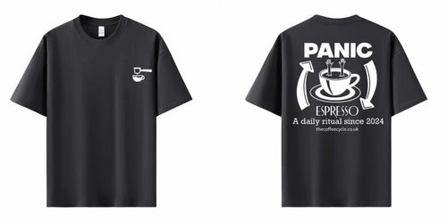 Panic Espresso T-shirt in black